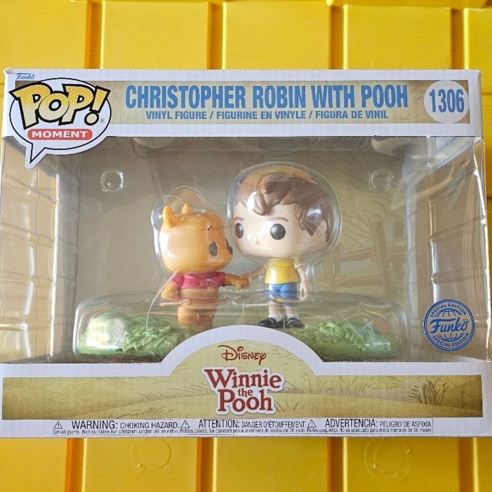 Funko Pop! Christopher Robin with Pooh Vinyl Figure